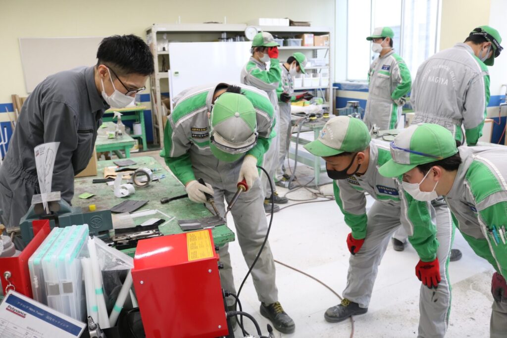 トヨタ名古屋自動車大学校にて樹脂溶接講習を行いました - 丸イの樹脂 